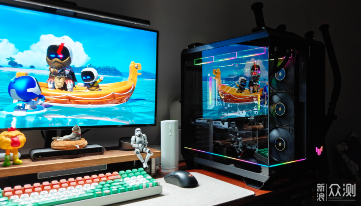 Asus創夢PF120風扇+AsusTUF GT502的極簡光域_新浪眾測