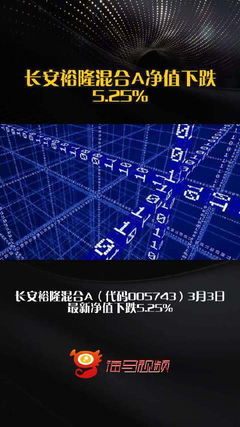 长安裕隆混合A净值下跌5.25%