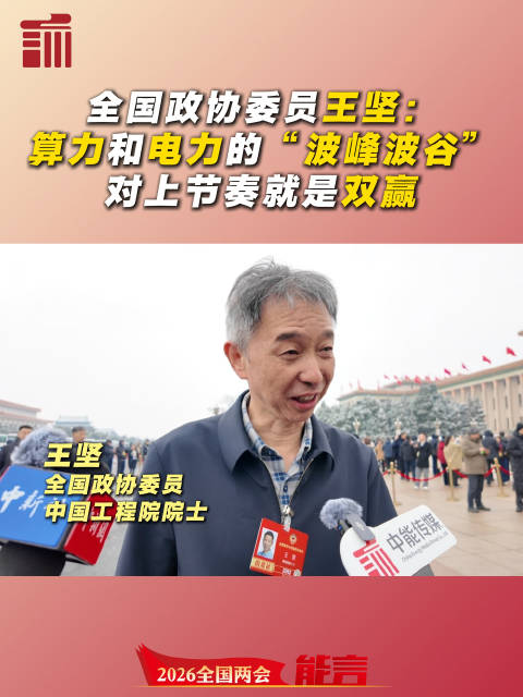 两会能言 | 全国政协委员王坚：算力和电力的“波峰波谷”，对上节奏就是双赢！