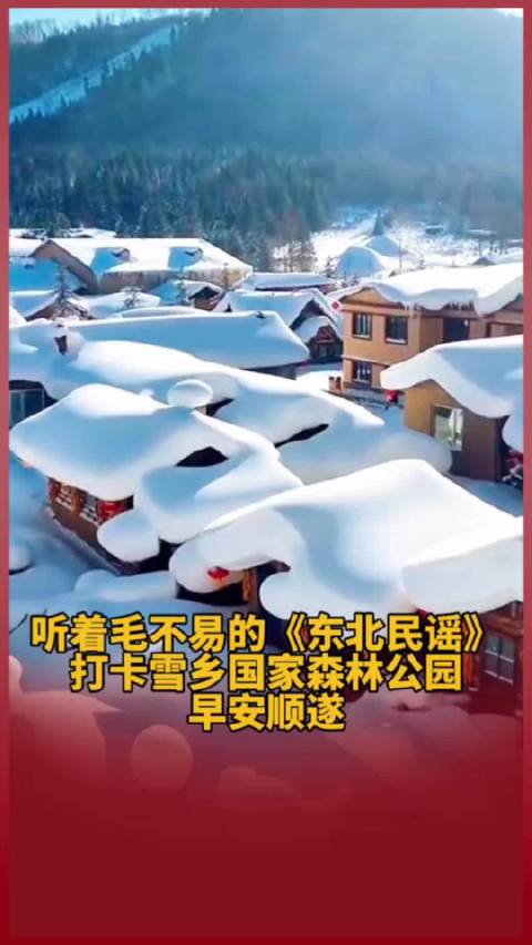 听着@毛不易 的《东北民谣》打卡雪乡国家森林公园 ，早安顺遂！