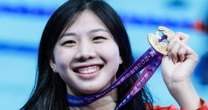 一天两破50米蛙泳亚洲纪录，“小潜艇”唐钱婷加满油冲向洛杉矶