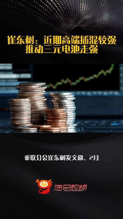 崔东树：近期高端插混较强推动三元电池走强