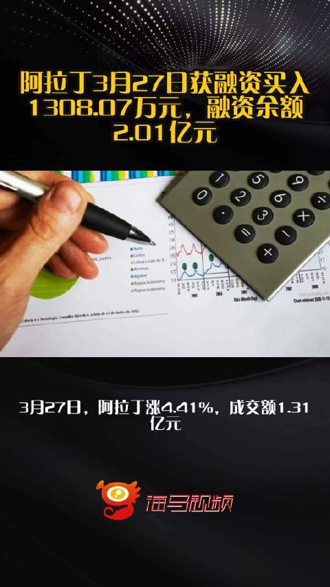 阿拉丁3月27日获融资买入1308.07万元，融资余额2.01亿元