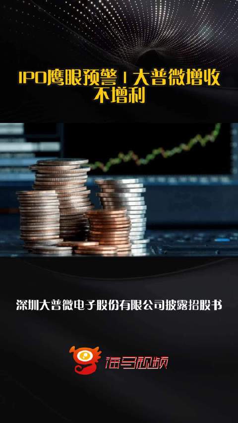 IPO鹰眼预警 | 大普微增收不增利