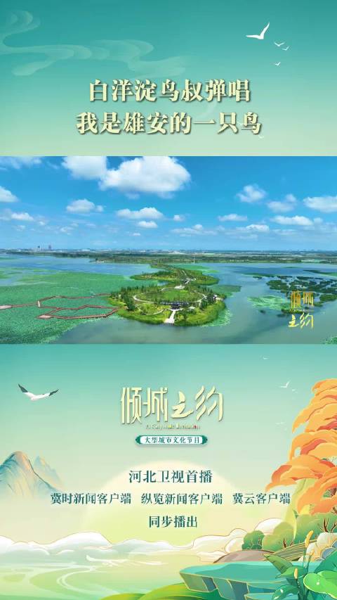 白洋淀鸟叔弹唱，我是雄安的一只鸟！