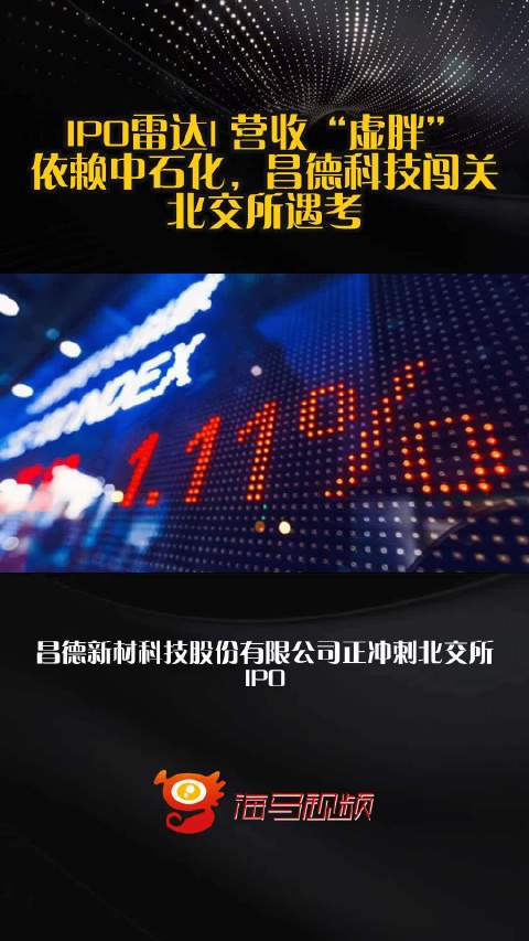 IPO雷达| 营收“虚胖”、依赖中石化，昌德科技闯关北交所遇考
