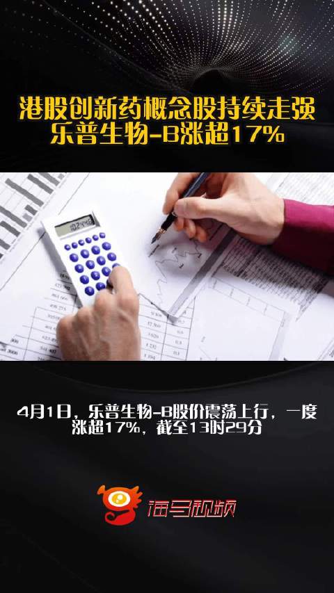 港股创新药概念股持续走强 乐普生物-B涨超17%