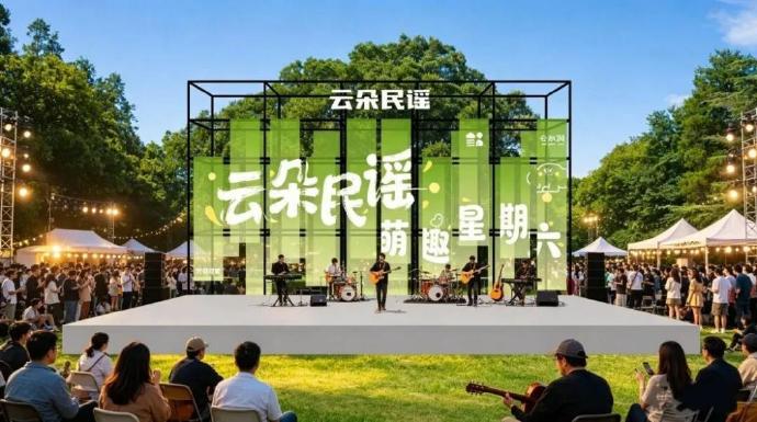 云水涧云朵民谣表演