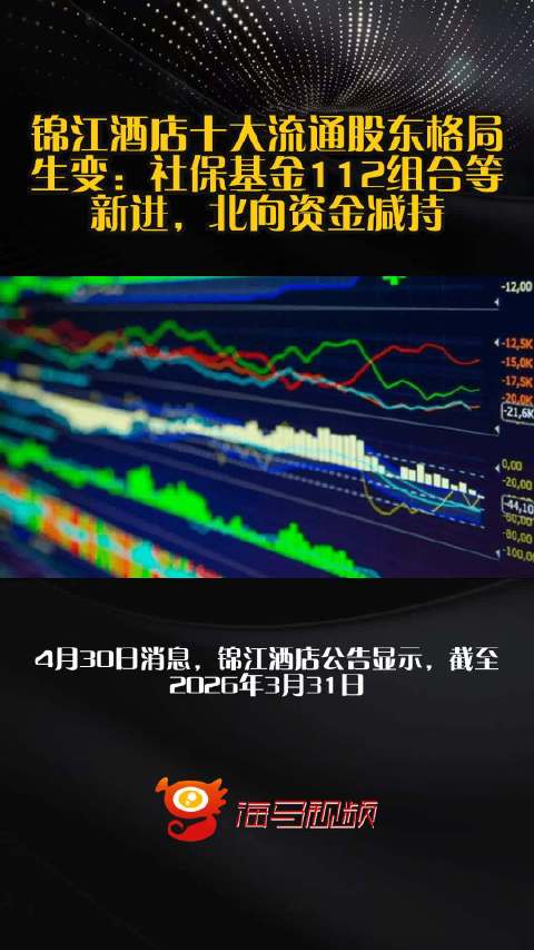 锦江酒店十大流通股东格局生变：社保基金112组合等新进，北向资金减持
