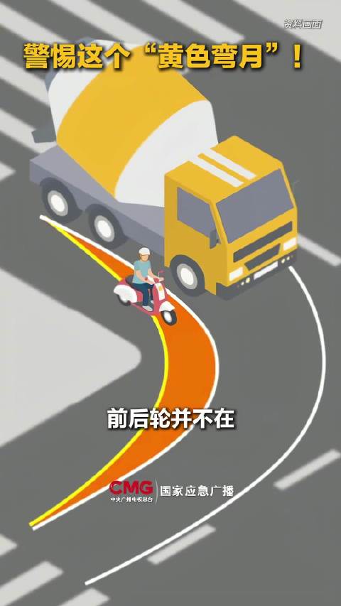 转发！注意路口黄色月牙区域