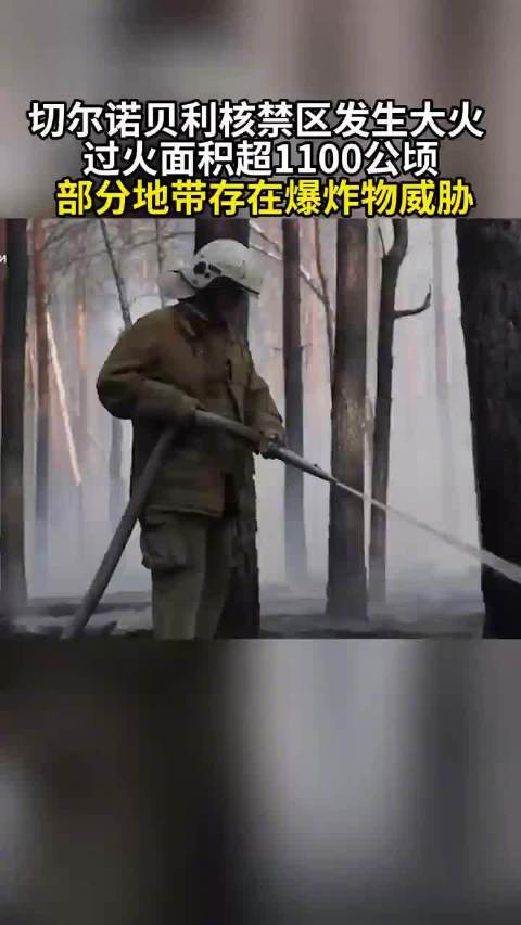 切尔诺贝利核禁区发生大火 过火面积超1100公顷 部分地带存在爆炸物威胁