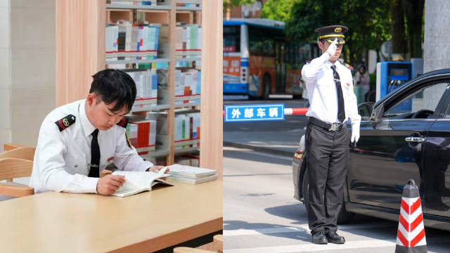保安小哥每天去图书馆考上研究生