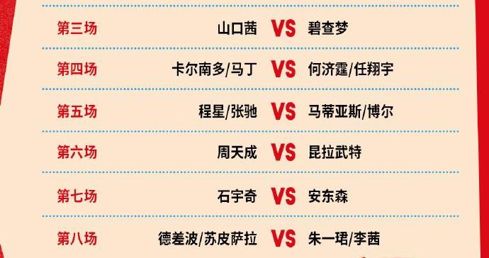 石宇奇、陈雨菲等今日出战 泰国羽毛球公开赛半决赛赛程公布