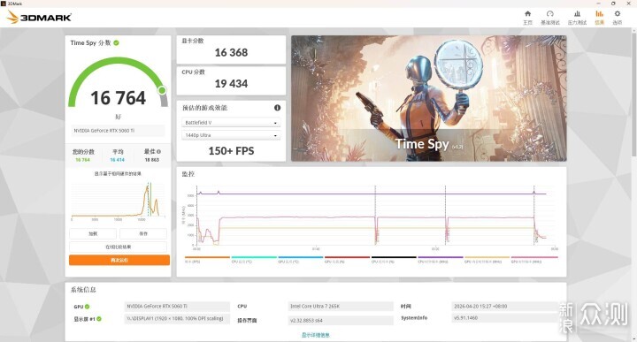 識質存在 U7+B860M電競雕主板+5060Ti 8G簡測_新浪眾測