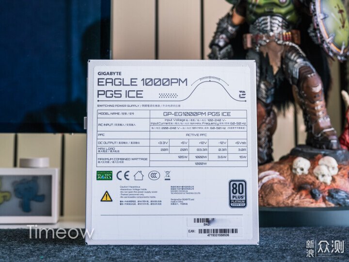 板卡廠電源？技嘉冰獵鷹白金1000PG5 ICE裝機_新浪眾測
