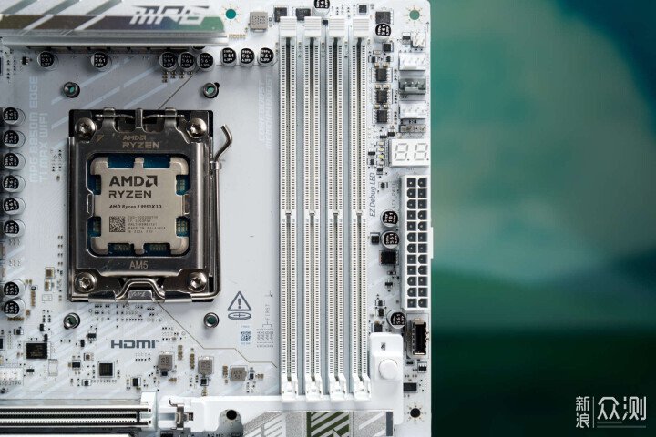 微星B850M EDGE TI MAX WIFI:純白MATX全能板_新浪眾測