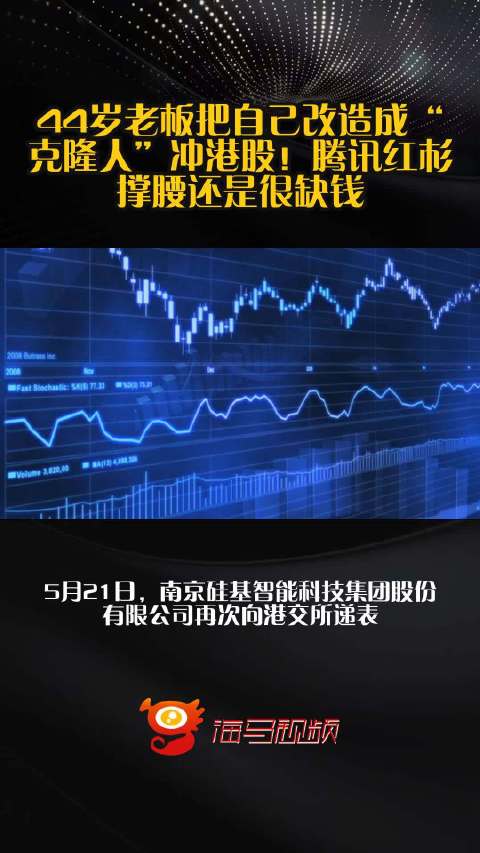 44岁老板把自己改造成“克隆人”冲港股！腾讯红杉撑腰还是很缺钱