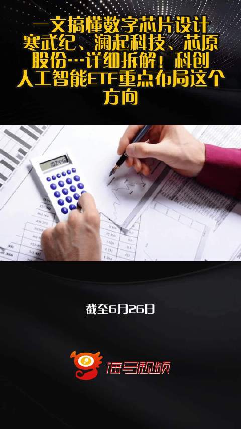 一文搞懂数字芯片设计！寒武纪、澜起科技、芯原股份…详细拆解！科创人工智能ETF重点布局这个方向！