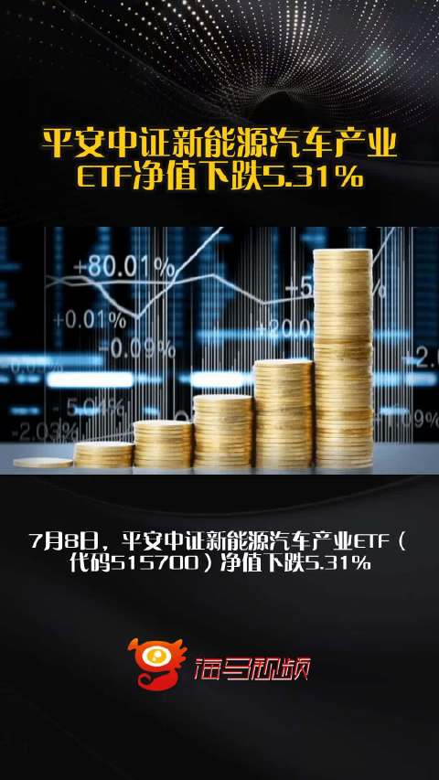 平安中证新能源汽车产业ETF净值下跌5.31%