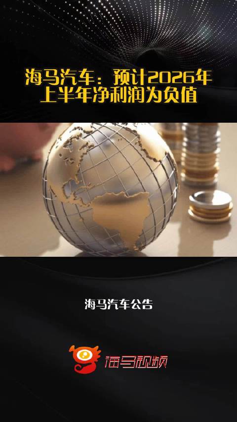 海马汽车：预计2026年上半年净利润为负值