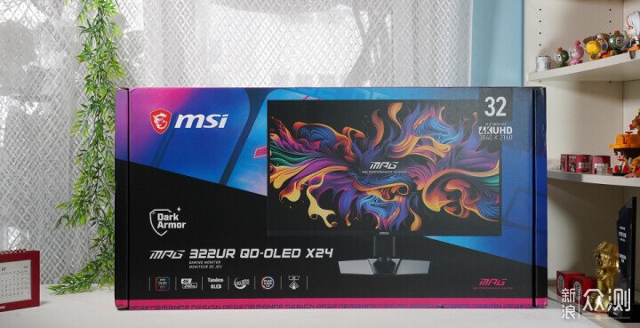 4K OLED顯示器微星MPG 322UR QD-OLED X24流光_新浪眾測