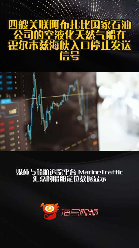 四艘关联阿布扎比国家石油公司的空液化天然气船在霍尔木兹海峡入口停止发送信号