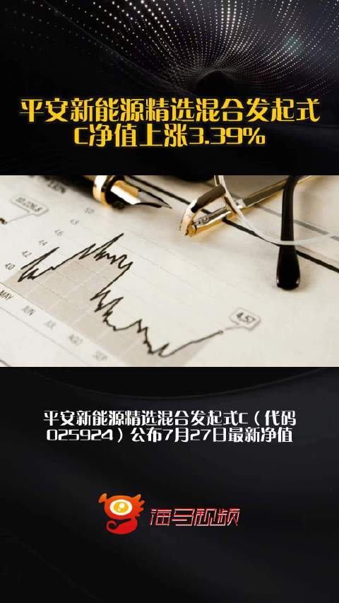 平安新能源精选混合发起式C净值上涨3.39%