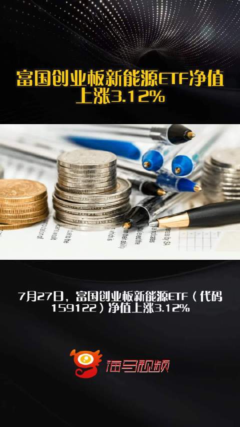 富国创业板新能源ETF净值上涨3.12%
