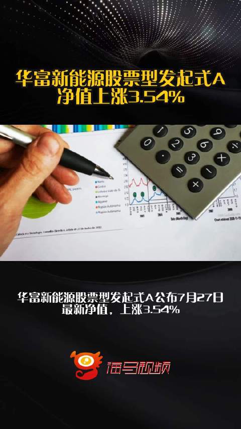 华富新能源股票型发起式A净值上涨3.54%