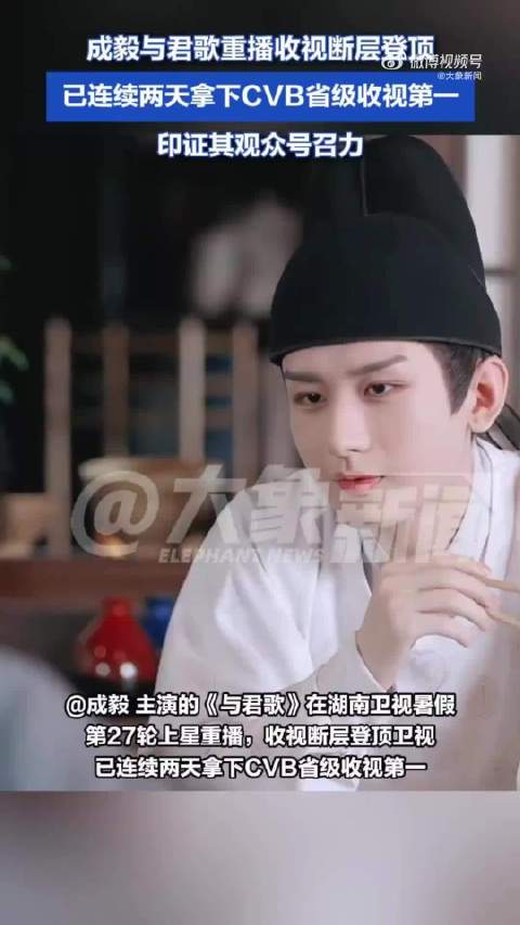 成毅暑期档多部作品收视第一