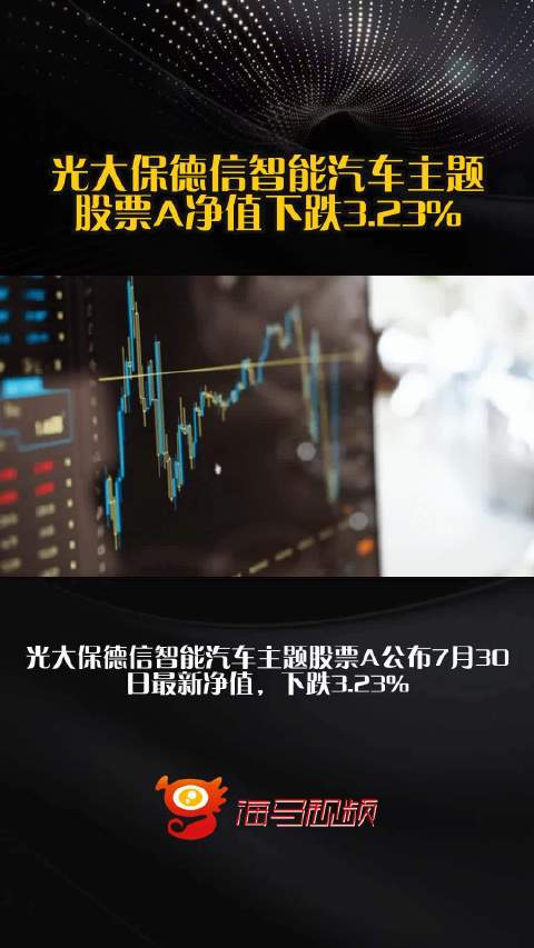光大保德信智能汽车主题股票A净值下跌3.23%