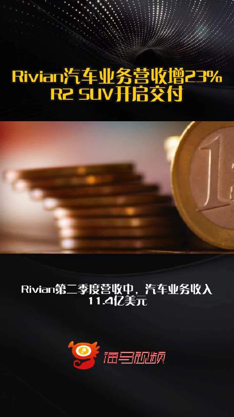 Rivian汽车业务营收增23% R2 SUV开启交付