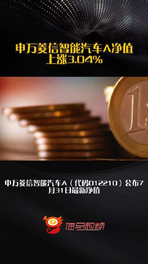 申万菱信智能汽车A净值上涨3.04%