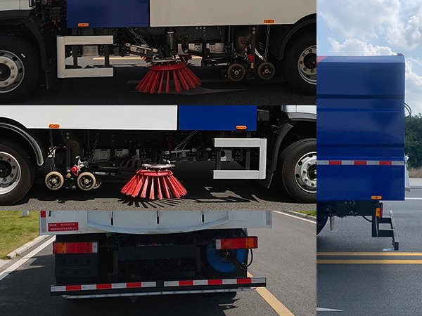 瑭桥牌纯电动洗扫车底盘细节图
