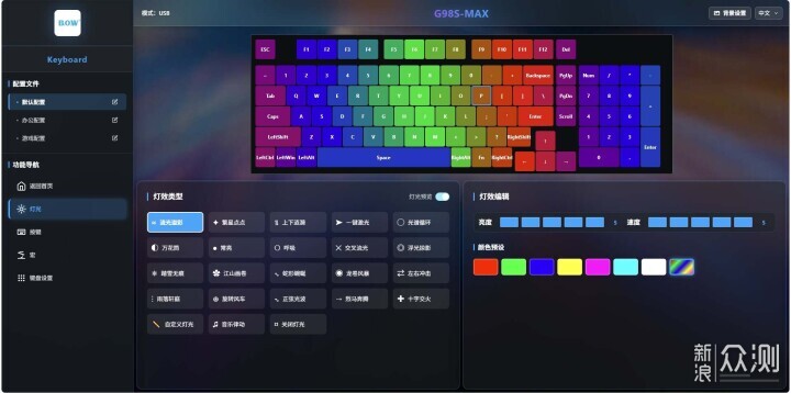 顏值與功能都不錯 BOW-G98粉底液三模機械鍵盤_新浪眾測