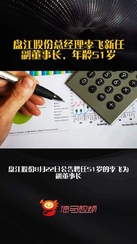 盘江股份总经理李飞新任副董事长，年龄51岁