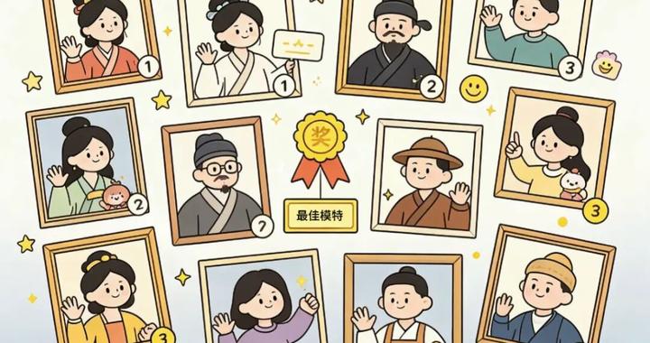 美术馆捡到一部手机！古画油画人物集体入群票选「最佳模特」