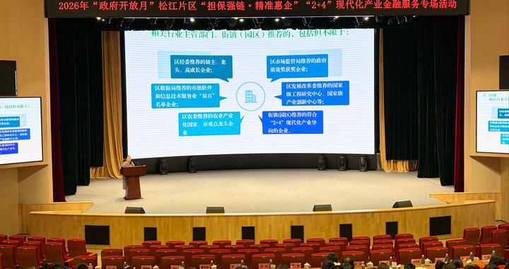 融资成本最低1.61%！松江这场活动让企业代表直呼“有温度”