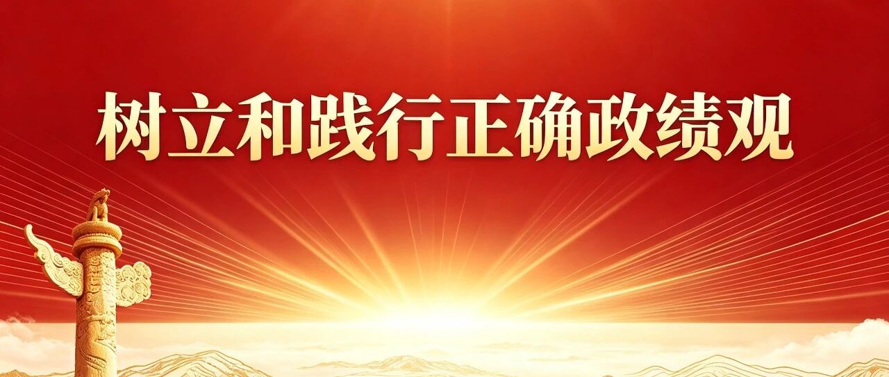 【树立和践行正确政绩观】一图学习把握政绩观问题