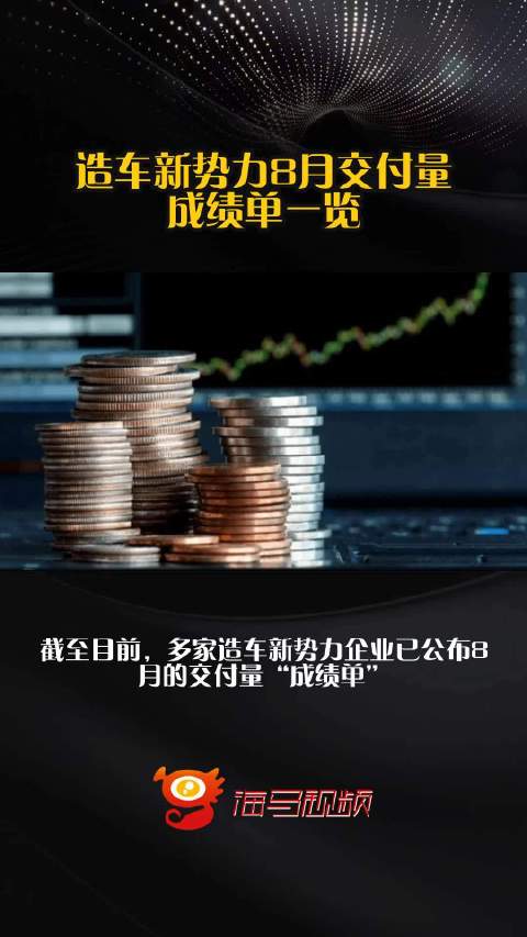 造车新势力8月交付量成绩单一览