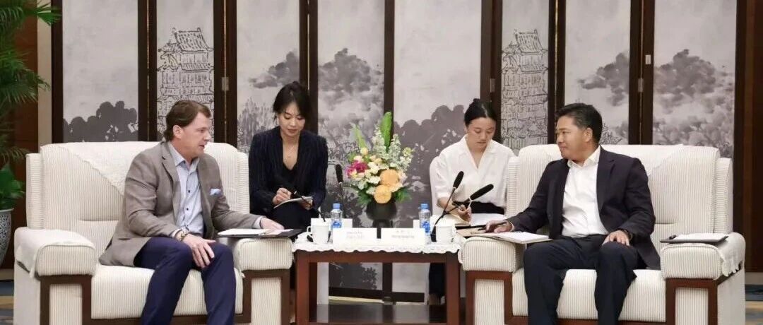 盛秋平会见福特汽车公司总裁兼首席执行官吉姆·法利一行