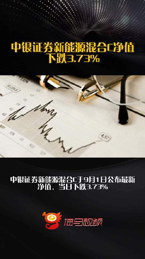 中银证券新能源混合C净值下跌3.73%