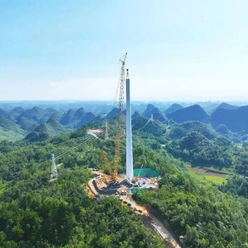 总投5亿！黔南州长顺摆所100MW风电明年6月投产