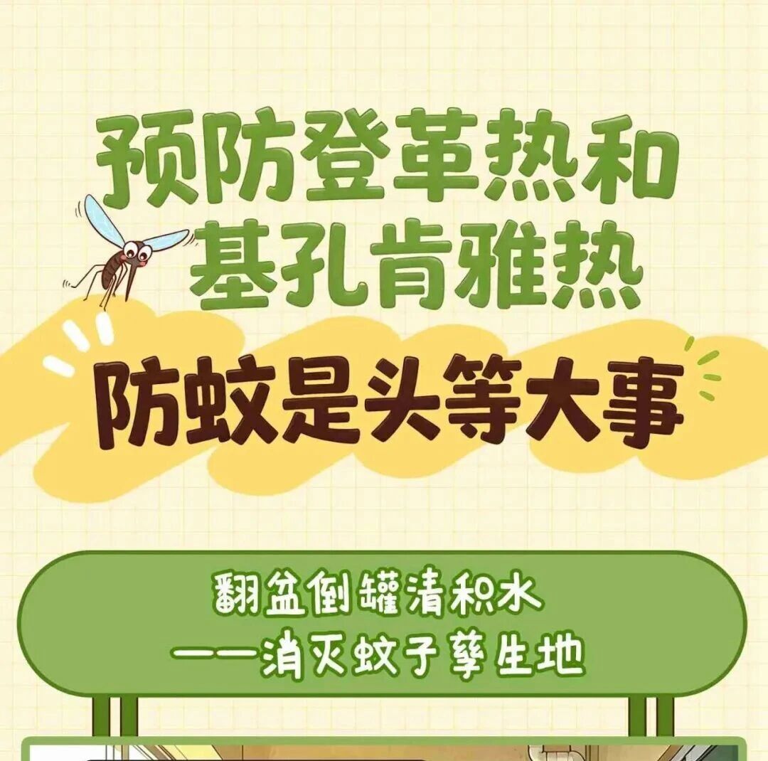【“两热”防控宣传】预防“两热”，防蚊是头等大事→