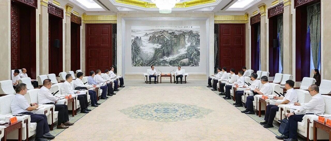 徐麟会见吉利控股集团首席执行官、吉利汽车董事会主席安聪慧一行
