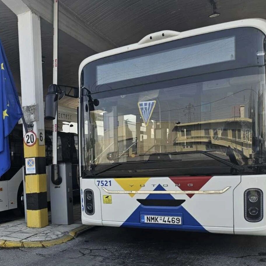 希腊城市接收50辆宇通电动公交车