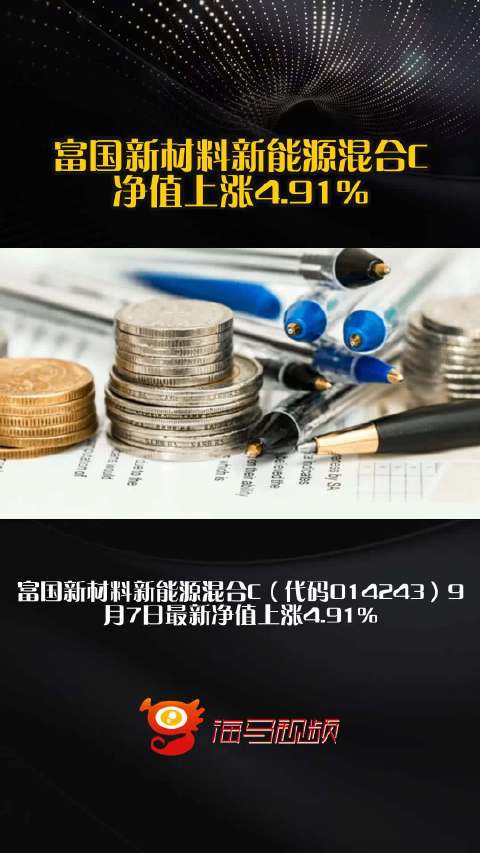 富国新材料新能源混合C净值上涨4.91%
