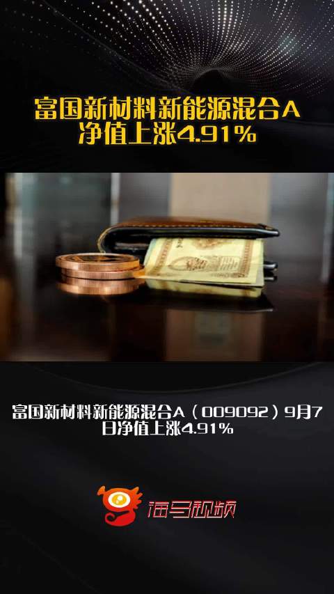 富国新材料新能源混合A净值上涨4.91%