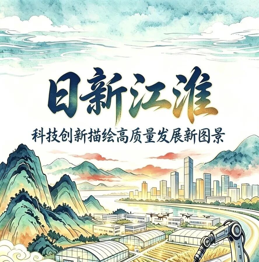好评中国 | AI创意长图：日新江淮，科技创新描绘高质量发展新图景