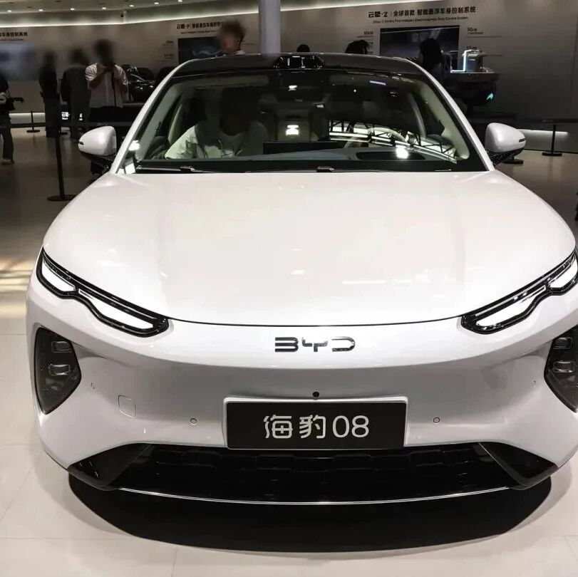 海豹08挤进前五！中大型车最新销量榜出炉